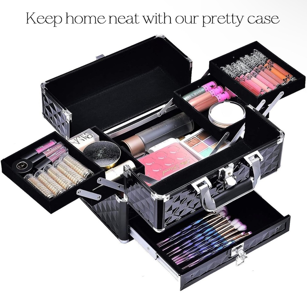 Black Makeup Brushes & Tools Set